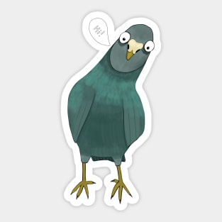 Funny Pigeon Sticker